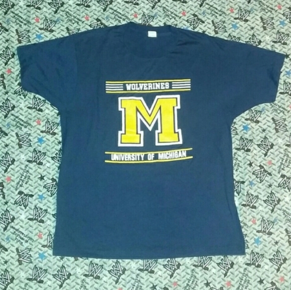 J2 Sport University Of Michigan Wolverines T-Shirt – Officially Licensed NCAA Unisex Tee 1 thumbnail image
